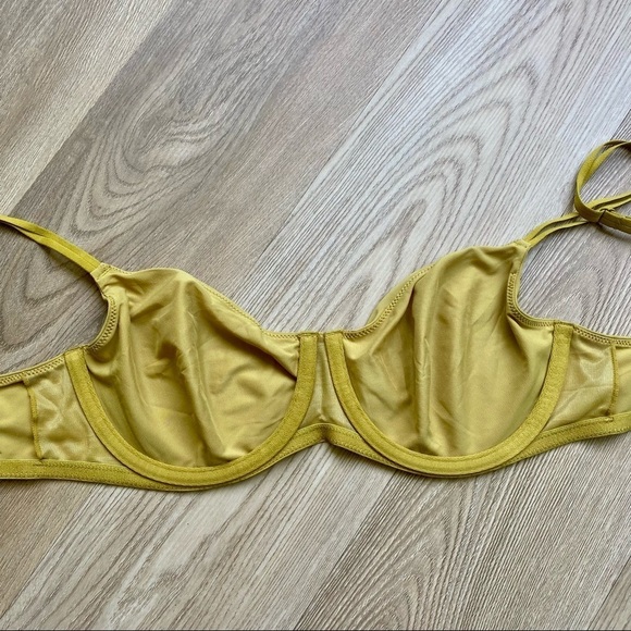 Free People NWT Intimately Yellow Bra/ Bralette w/ Underwire - Picture 7 of 8